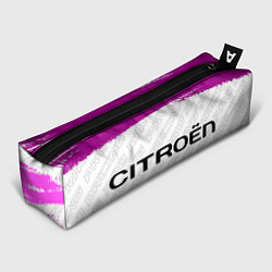 Пенал для ручек Citroen pro racing: надпись и символ, цвет: 3D-принт
