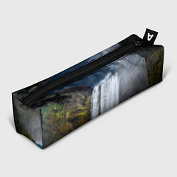 Пенал для ручек Водопад Скогафосс, цвет: 3D-принт