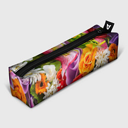 Пенал для ручек Прекрасный цветочный букет, цвет: 3D-принт
