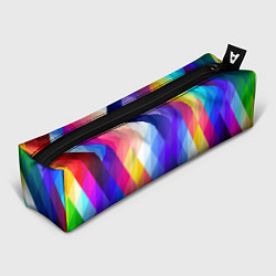 Пенал для ручек Разноцветный геометрический узор, цвет: 3D-принт