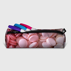 Пенал для ручек Красные и розовые кексы, цвет: 3D-принт — фото 2