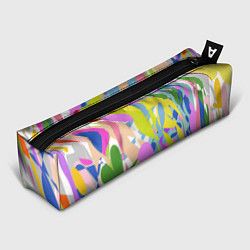 Пенал для ручек Краски лета абстракция, цвет: 3D-принт