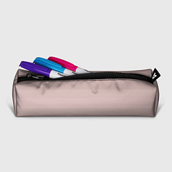 Пенал для ручек Монохромный полосатый розовато-бежевый, цвет: 3D-принт — фото 2