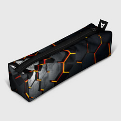 Пенал для ручек Плиты стиль соты киберпанк, цвет: 3D-принт