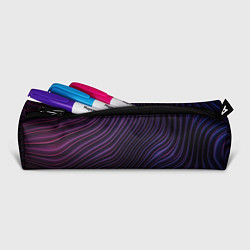 Пенал для ручек Фиолетово-синяя волнообразная абстракция, цвет: 3D-принт — фото 2