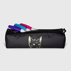 Пенал для ручек Арт чёрной кошки, цвет: 3D-принт — фото 2