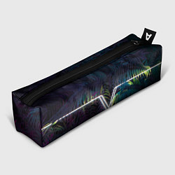 Пенал для ручек Неоновая линия в листве, цвет: 3D-принт