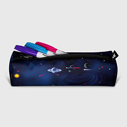 Пенал для ручек Космос, планеты, ракета, цвет: 3D-принт — фото 2