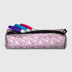 Пенал для ручек Розовый паттерн с единорогом, цвет: 3D-принт — фото 2