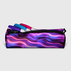 Пенал для ручек Неоновые волны, цвет: 3D-принт — фото 2