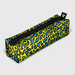 Пенал для ручек Кислотный леопард паттерн, цвет: 3D-принт