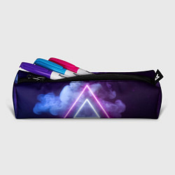 Пенал для ручек Неоновый треугольник в неоновом дыму, цвет: 3D-принт — фото 2