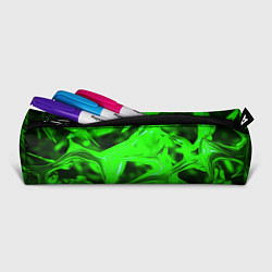 Пенал для ручек Зелёная кислотная неоновая коалесценция, цвет: 3D-принт — фото 2