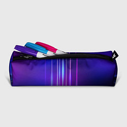 Пенал для ручек Neon glow - vaporwave - strips, цвет: 3D-принт — фото 2