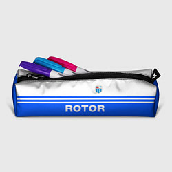 Пенал для ручек ФК Ротор - синии линии, цвет: 3D-принт — фото 2