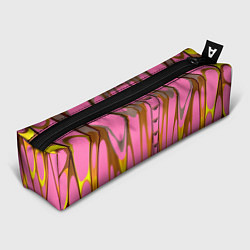 Пенал для ручек Розовый бабочкин мотив, цвет: 3D-принт