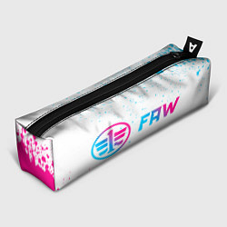 Пенал для ручек FAW neon gradient style по-горизонтали, цвет: 3D-принт