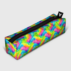 Пенал для ручек Разноцветные облака из бумаги паттерн, цвет: 3D-принт