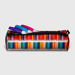 Пенал для ручек Заточенные цветные карандаши, цвет: 3D-принт — фото 2