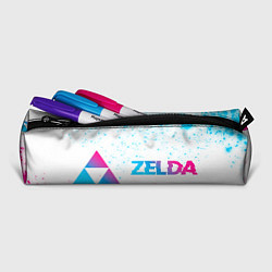 Пенал для ручек Zelda neon gradient style по-горизонтали, цвет: 3D-принт — фото 2