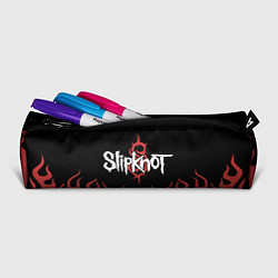 Пенал для ручек Slipknot в огне, цвет: 3D-принт — фото 2