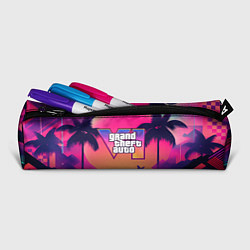 Пенал для ручек GTA 6 закат солнца, цвет: 3D-принт — фото 2