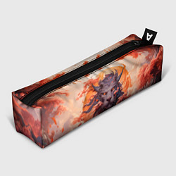 Пенал для ручек Тигровый дракон сакура, цвет: 3D-принт