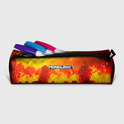 Пенал для ручек Minecraft огненная стена, цвет: 3D-принт — фото 2