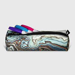 Пенал для ручек Мраморная текстура, цвет: 3D-принт — фото 2