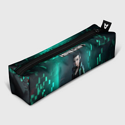 Пенал для ручек Minecraft cyberpunk green neon, цвет: 3D-принт