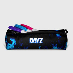 Пенал для ручек Dayz синий огонь лого, цвет: 3D-принт — фото 2