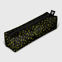 Пенал для ручек Twenty one pilots pattern rock yellow, цвет: 3D-принт