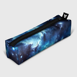 Пенал для ручек Космический голубой пейзаж, цвет: 3D-принт