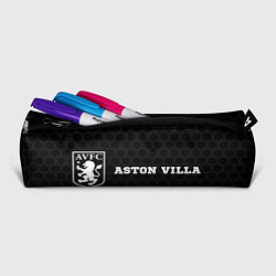 Пенал для ручек Aston Villa sport на темном фоне по-горизонтали, цвет: 3D-принт — фото 2