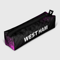 Пенал для ручек West Ham pro football по-горизонтали, цвет: 3D-принт