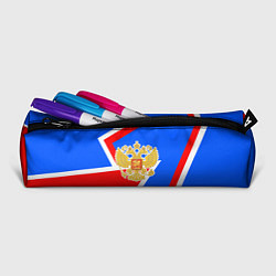 Пенал для ручек Герб России - патриотические цвета, цвет: 3D-принт — фото 2