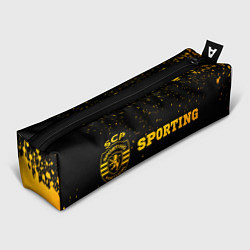 Пенал для ручек Sporting - gold gradient по-горизонтали, цвет: 3D-принт