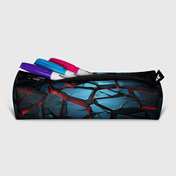 Пенал для ручек Объемная плитка абстракции, цвет: 3D-принт — фото 2