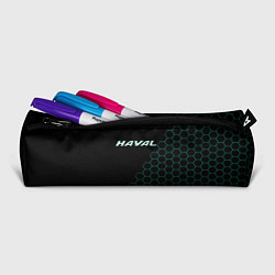 Пенал для ручек Haval чёрный мозаика, цвет: 3D-принт — фото 2