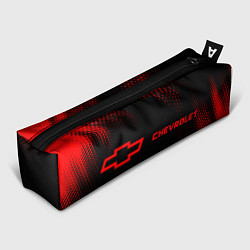 Пенал для ручек Chevrolet - red gradient по-горизонтали, цвет: 3D-принт