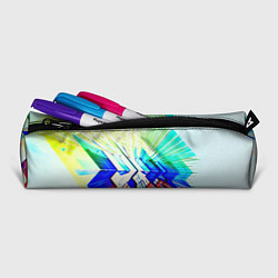 Пенал для ручек Неоновая абстракция стекло, цвет: 3D-принт — фото 2