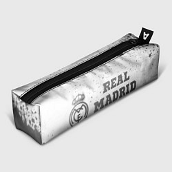Пенал для ручек Real Madrid - white gradient по-горизонтали, цвет: 3D-принт