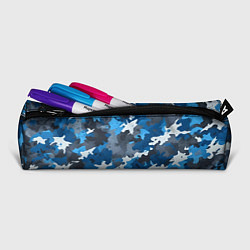 Пенал для ручек Синий армейский камуфляж, цвет: 3D-принт — фото 2