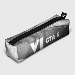 Пенал для ручек GTA 6 - grey gradient по-горизонтали, цвет: 3D-принт