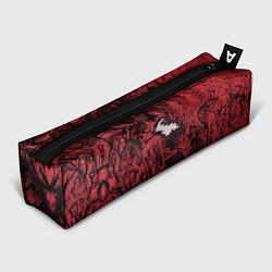 Пенал для ручек Красный веном текстура Карнажа, цвет: 3D-принт