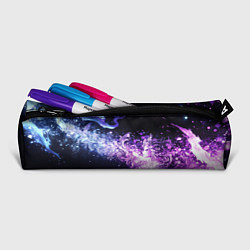 Пенал для ручек Фиолетово-синяя абстрактная волна, цвет: 3D-принт — фото 2