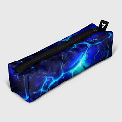 Пенал для ручек Синие плиты лед, цвет: 3D-принт