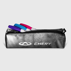 Пенал для ручек Chery - grey gradient по-горизонтали, цвет: 3D-принт — фото 2