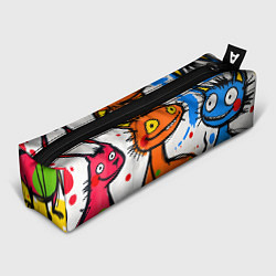 Пенал для ручек Смешные зверята, цвет: 3D-принт