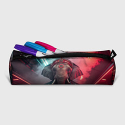 Пенал для ручек Cyberpunk elephant, цвет: 3D-принт — фото 2